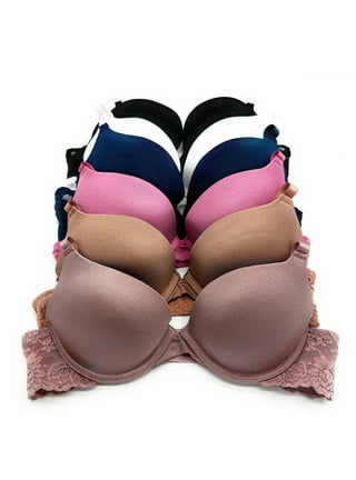 6 Pieces ADD 1 Cup Lace Polka Dot Full Cup/Demi Wired Double Pushup Push Up  Bra B/C (40C) : : Clothing, Shoes & Accessories