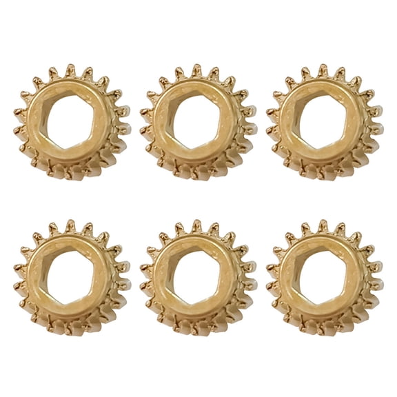 6 Pieces Guitar Tuning Mechanism Iron Gear Set Open Hole Guitar Tuning Gear Set Suitable for Precise String Adjustment