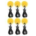 thumbnail image 1 of 6 Pieces Holder Straps Keeper Inflatable Boat Paddle Storage Durable Clip for Rowing, Canoe, Watercraft Yellow, 1 of 8