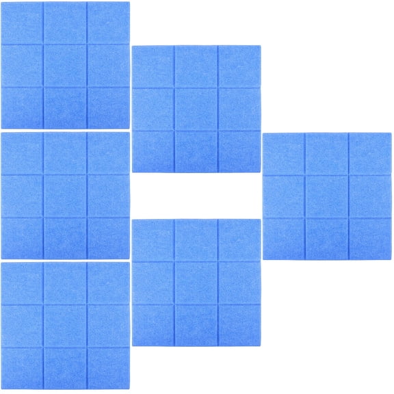 unbranded 6pcs Felt Board Bulletin Board Tiles, DIY Fabulous Photo Felt Board Decorative as Home Classroom Office Decor