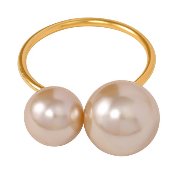 6 Pieces Napkin Holder Rings Napkin Bands Metal Dinner Tables Rings Modern Napkin Buckles Holder Serviette Buckles for Home Party Banquet Style B