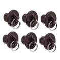thumbnail image 1 of 6 Pieces Outdoor Blinds Caps Roller Shutters Rings Shade Parts SUN Resistant Brown for Deck Sunshades Systems, 1 of 9