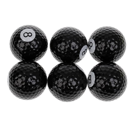 6 Pieces Pattern Novelty Golf Balls Set Practice Golf Accessory - ,