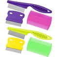 thumbnail image 1 of 6 Pieces Pet Lice Combs Dog Grooming Flea Comb Cat Tear Stain Comb for Removal Dandruff, 1 of 14