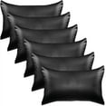 thumbnail image 1 of 6 Pieces Pillowcase Set with Hidden Zipper closure, King, Black, 1 of 4