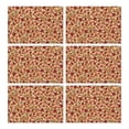 thumbnail image 1 of 6 Pieces Place Mat Linen Non Slip Table Place Mats Maple Leaf Welcome Fall Autumn Place Mats for Dining Table Kitchen, 1 of 2