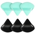 6 Pieces Powder Puff Triangle Makeup Powder Puffs for Face Powder