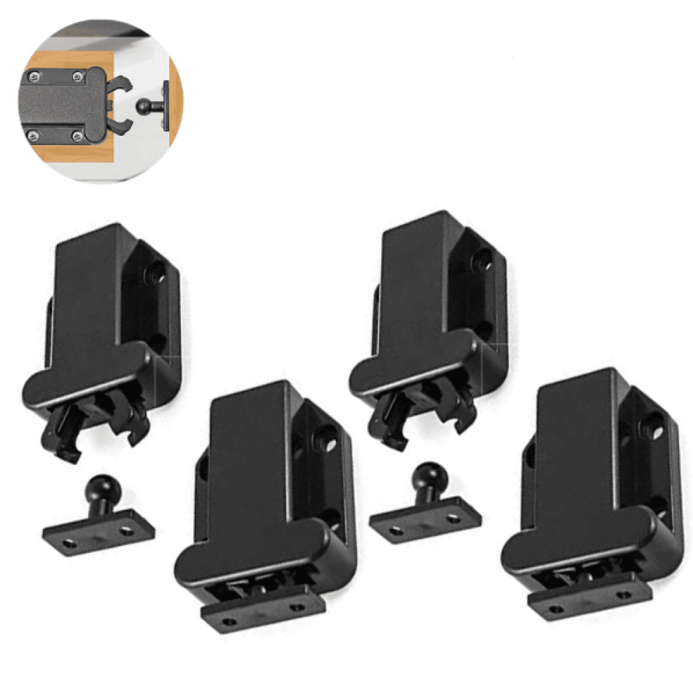 6 Pieces Push Catch Catch Spring Catch With Screws, Door Latch With ...