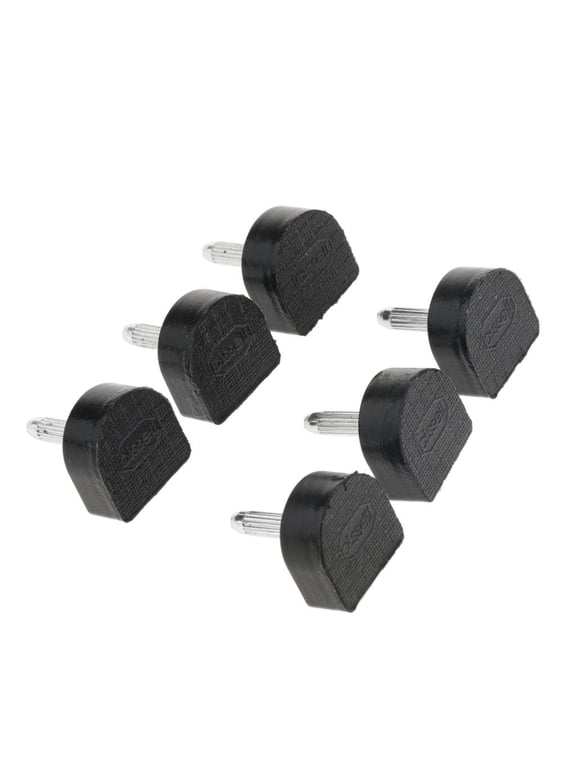6 Pieces Rubber High Heel Tips Stiletto Shoe Repair Making Dowels Pads Black