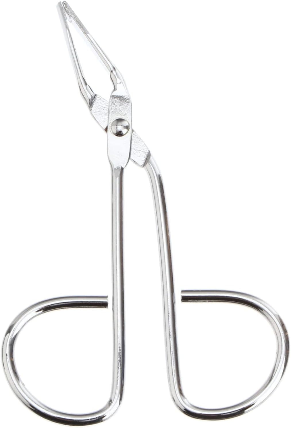 6 Pieces Scissors Shaped Eyebrow Tweezers Flat Tip Tweezers Hair