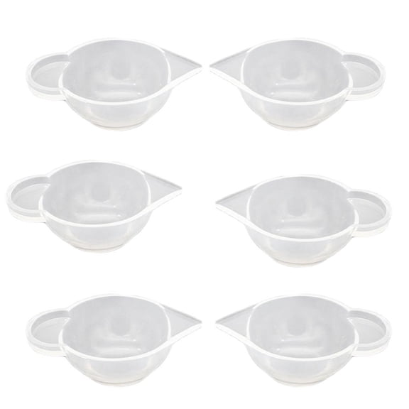 6 Pieces Silicone Measuring Cups for Resin , Nonstick Silicone Mixing Cups, Epoxy Resin Cups, for Epoxy Resin, Casting Molds, Art, Kitchen