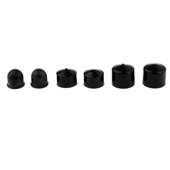 6 Pieces Skateboard Pivot Cups Replacement for Skate Longboard Hardware, Pro Rubber Pivot Cups, 3 Sizes, Durable, Wear-resistant