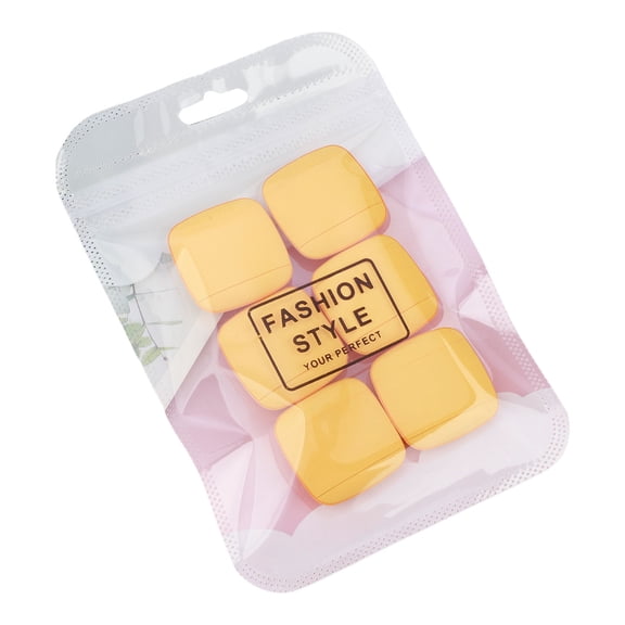 6 Pieces Small Finger Powder Puff Sponges Face Cosmetic Accesories For Blending And Concealer Square Makeup Tool