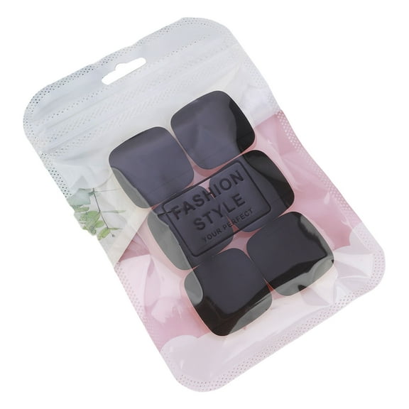 6 Pieces Small Finger Powder Puff Sponges Face Cosmetic Accesories For Blending And Concealer Square Makeup Tool