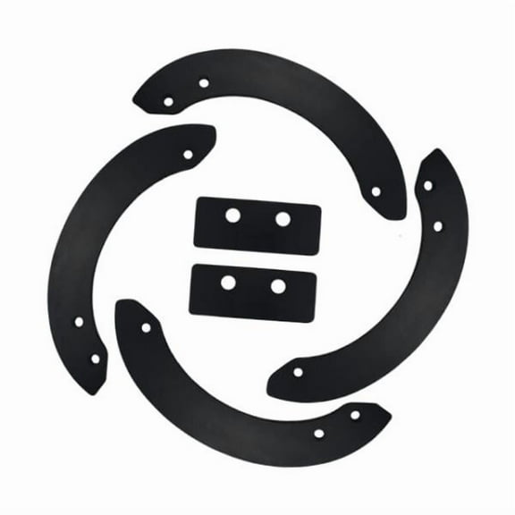 6 Pieces Snowblower Paddle Kit Heavy Duty Paddle Parts High Performance Rubber for Snow Throwers Winter Use