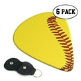 thumbnail image 1 of 6 Pieces Softball Baseball Guitar Picks for Guitar Bass Music Instruments with 1 Pick Leather Pick Holder, 1 of 7
