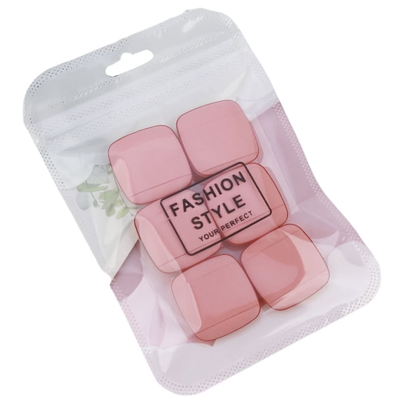 6 Pieces Square Makeup Puff Suitable For Everyday Looks And Special Occasion