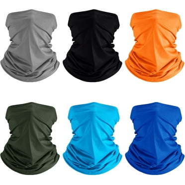 6 Pieces Summer Face Cover Uv Protection Neck Gaiter Scarf | Seychelles