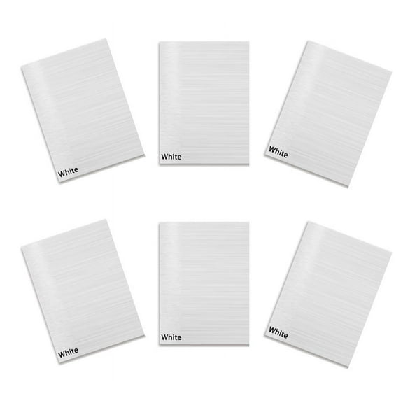 6 Pieces White Aluminum 20x30cm A4 Dye Sublimation Blank Board Heat Press Thermal Transfer Sheet Engraved