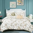 thumbnail image 1 of 6 Pieces Woodland Mushroom Comforter Set - Botanical Woodland Bedding Set Queen Size, 1 of 7