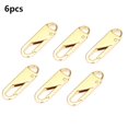 thumbnail image 1 of 6 Pieces Zipper Pull Replacement Zipper Repair Kit Zipper Slider Pull Tab Universal Zipper Fixer Metal Zipper Head, 1 of 7