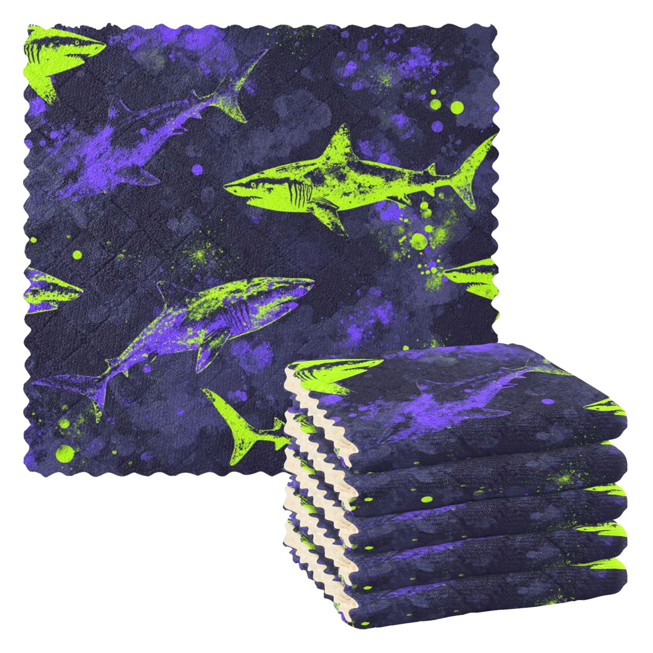 6 Pieces of Kitchen Towels 11x11Inch Kitchen Dish Cloths Kitchen Dish ...