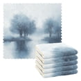 thumbnail image 1 of 6 Pieces of Kitchen Towels 11x11Inch Kitchen Dish Cloths Kitchen Dish Towels Reuseable Cleaning Cloths Fog Forest, 1 of 9