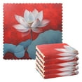 thumbnail image 1 of 6 Pieces of Kitchen Towels 11x11Inch Kitchen Dish Cloths Kitchen Dish Towels Reuseable Cleaning Cloths Super Cool Lotus, 1 of 9