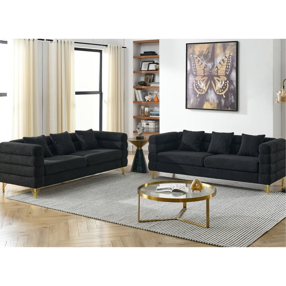 6-Pillow 3+3 Sofa Set | Fast Shipment from US | Primary Living Quarters