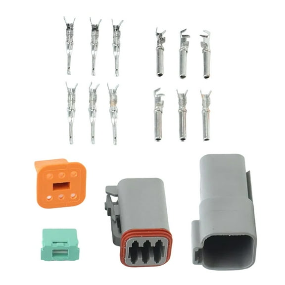 6 Pin Connector Kit for DEUTSCH Waterproof Flame Retardant Automotive Use