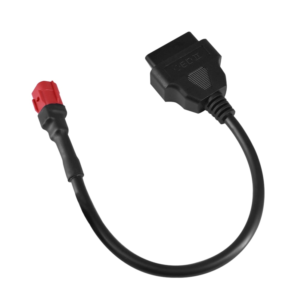 6 Pin Motorcycle Wiring Adapter Plug Cable for OBD2 Motorcycle Fault ...