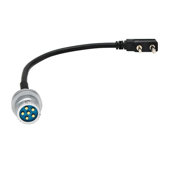 6-Pin Radio Adapter Cable K-Type Adapter Cable for AN/PRC 148 152 152A Walkie-Talkie