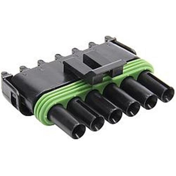 6 Pin Weather Pack Square Tower Housing