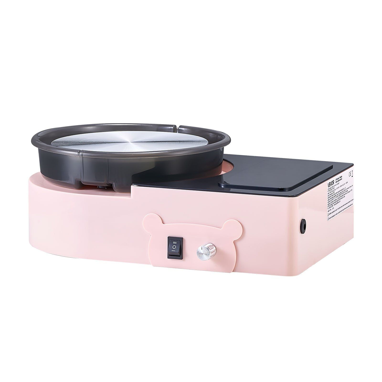 6" Pink Electric Pottery Wheel for Beginners & Professionals | Compact Clay Spinner with Tools for Ceramic Art