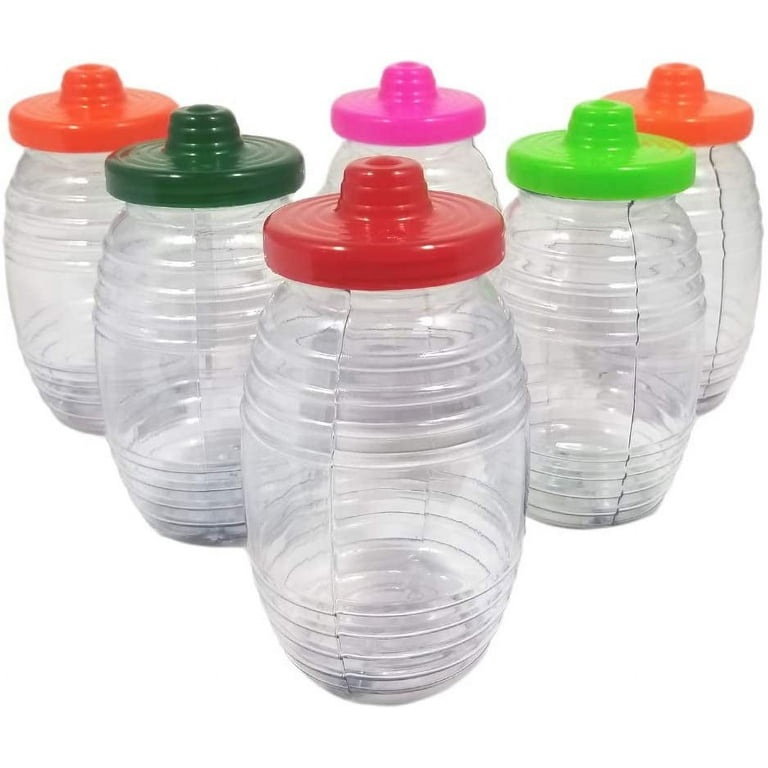 Mexican Style Plastic Barrel with Straw and Lid - Traditional Vitroleros in  Assorted Colors for Authentic Mexican Fiestas - Perfect for Serving Aguas  Frescas - Available in 16oz and 32oz Packs
