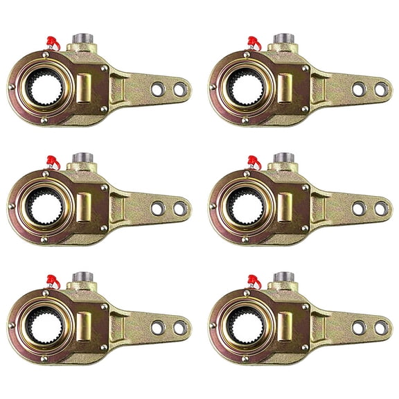 6 Pk Air Brake Manual Slack Adjuster Replaces OEM 035122, 1006809, 1010804, 134.284, 1693121C1, 25QD257P2, 745286965, BEN286965, KN44051