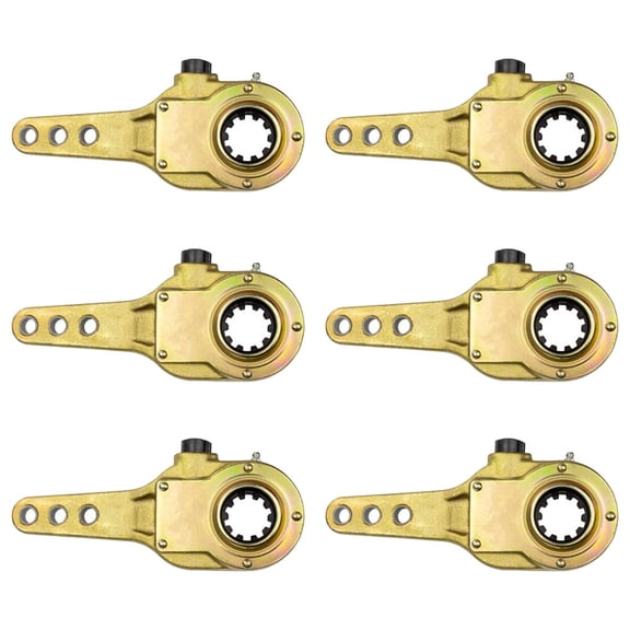 6 Pk Air Brake Manual Slack Adjuster w/ Bronze Bushing Replaces OEM 01R824000E, 035125, 10-351BULK, 3502748, E612HDBK, KN47001, R822000