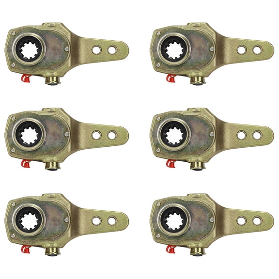 6 Pk Air Brake Manual Slack Adjuster w/ Bronze Bushings Replaces OEM 035131, 134.1019, 278252, 278294, 3506881, 460232A, 5006, AX32382