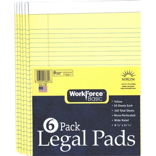 Casemate 6pk 50ct Can Lgl Pd 8.5x11.75"