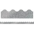 thumbnail image 1 of (6 Pk) Silver Glitter Scalloped Borders Sparkle And Shine, 1 of 1