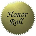thumbnail image 1 of (6 Pk) Stickers Gold Honor Roll 2In Diameter 50 Per Pk, 1 of 2
