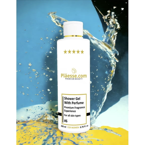 #6 Plaesse Premium Digit@l Cosmetics Shower Gel 6.76 fl. oz Premium Fragrance Experience