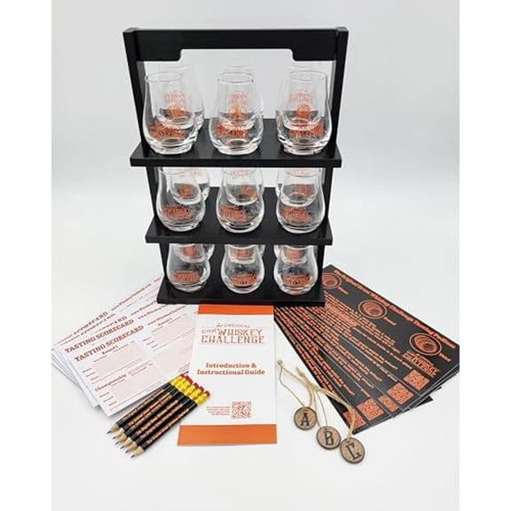 6 Player Blind Tasting Party Pack Kit- Table Top Drinking Game Tasting Glasses$$Home Decor, Kitchen, & Other