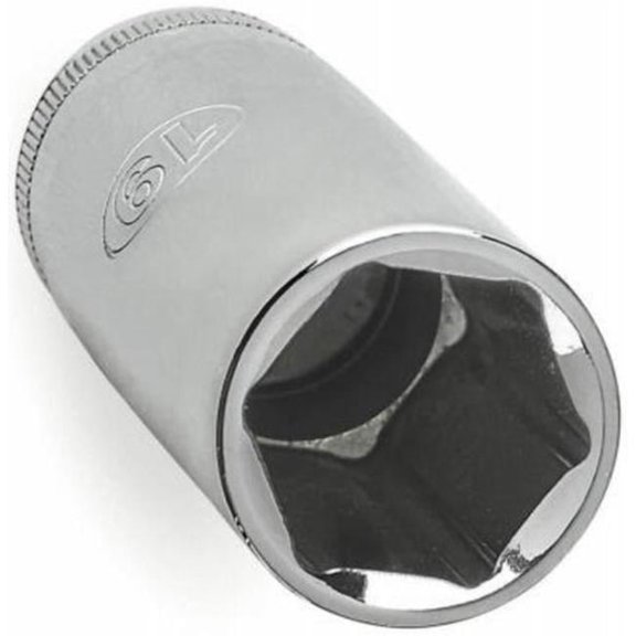 6 Point 0.5 in. Drive Master Mechanic 0.44 in. Deep Metric Socket