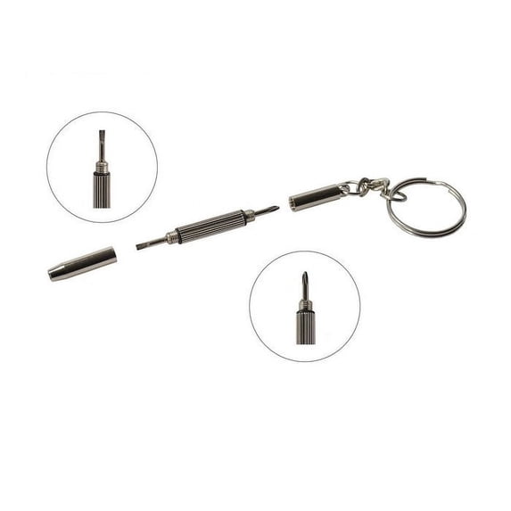 6 Point Head Screwdriver Set Home Sunglass Eyeglass Cellphone Watch Keychain Screwdriver Tool