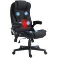 thumbnail image 2 of Executive Office Chair-Ergonomic Computer Desk Chair, High Back Leather Chair With Padded Flip-up Arms, Swivel Home Office Chair Upgraded Caster-Black 2 of 13