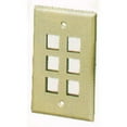 thumbnail image 1 of 6 Port Faceplate - Ivory, 1 of 1