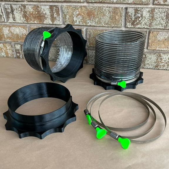 6" Port Magnetic Dust Collector System 10PC Starter Kit - Quick Disconnect