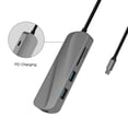 thumbnail image 1 of 6 Port USB C Hub with USB 3.0 Port PD Charger Adapter TF/SD Slot HDMI Port for MacBook ChromeBook, 1 of 7