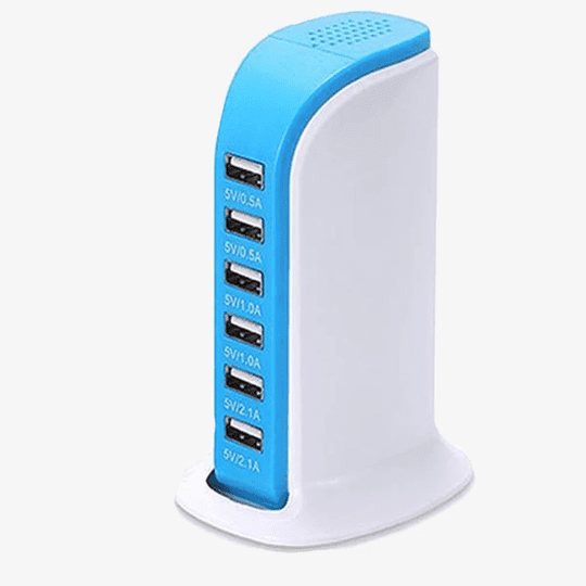 6 Port USB Charging Station